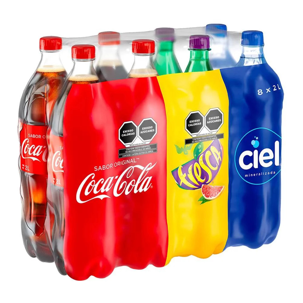 REFRESCO DE SABORES COCA COLA 2 LT