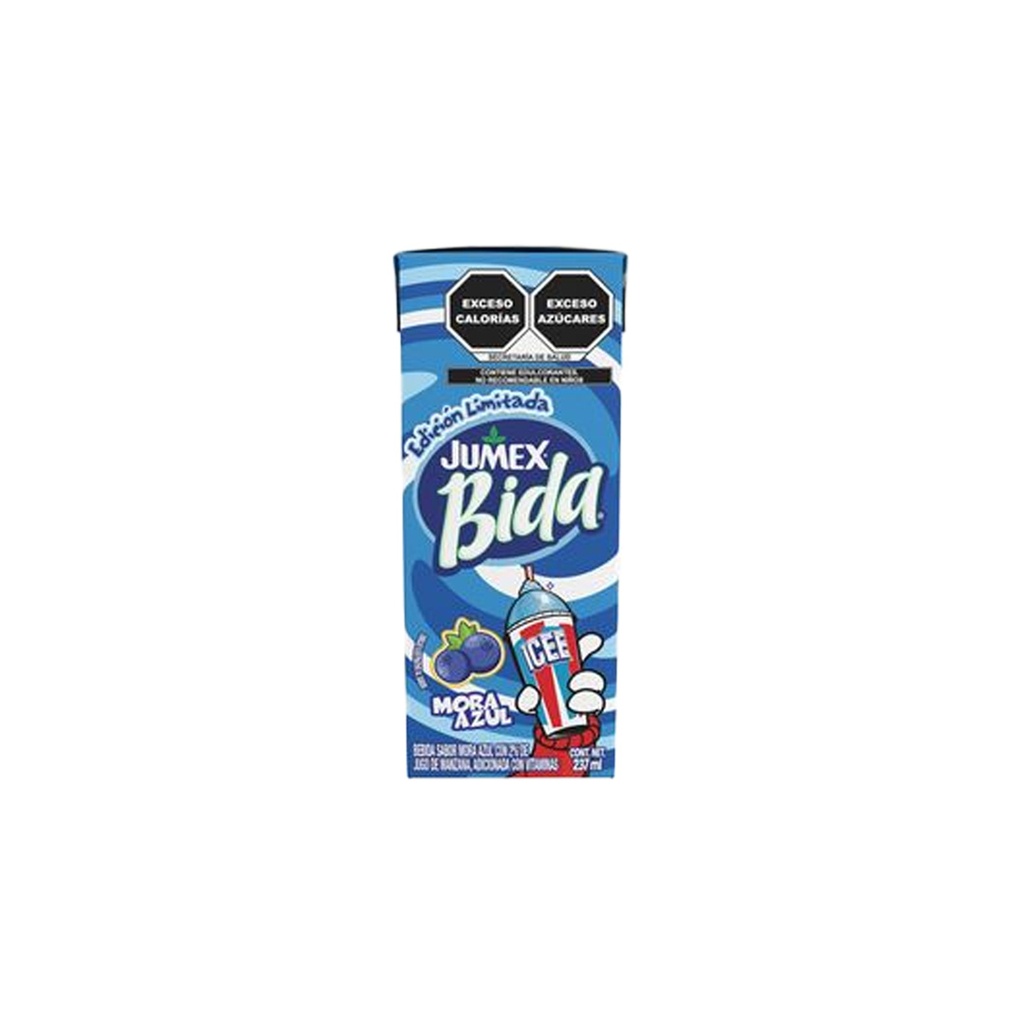 BIDA TETRA ICEE MORA AZUL 237 ML