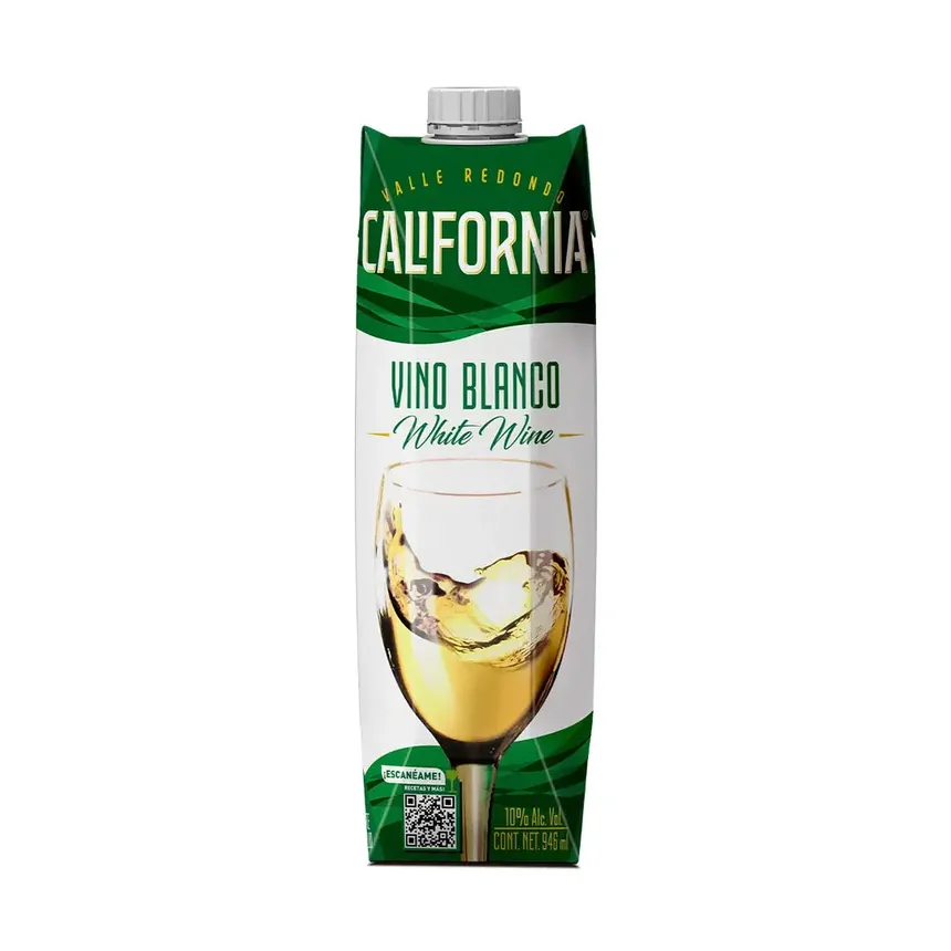 VINO BLANCO CALIFORNIA TETRAPACK 1 LT