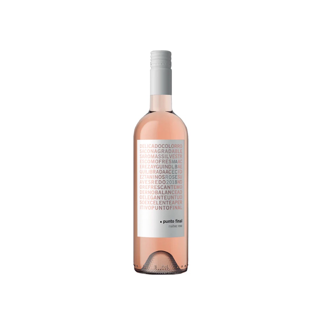 VINO ROSADO PUNTO FINAL MALBEC O 750 ML