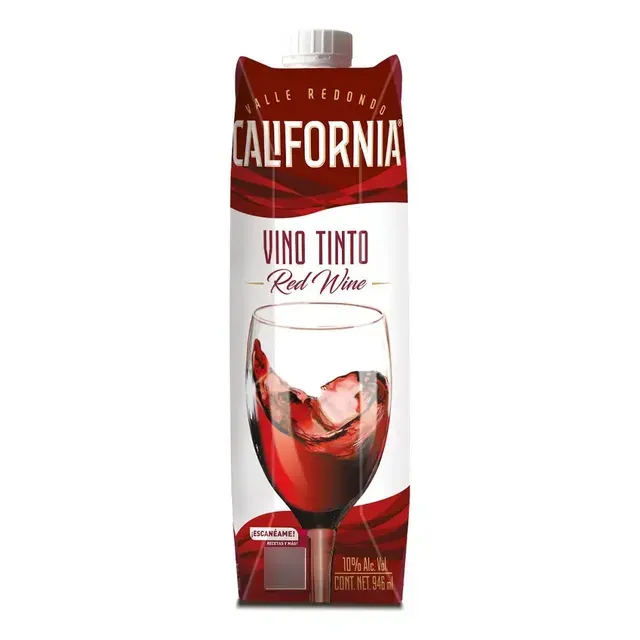 VINO TINTO CALIFORNIA TETRAPAK 1 LT