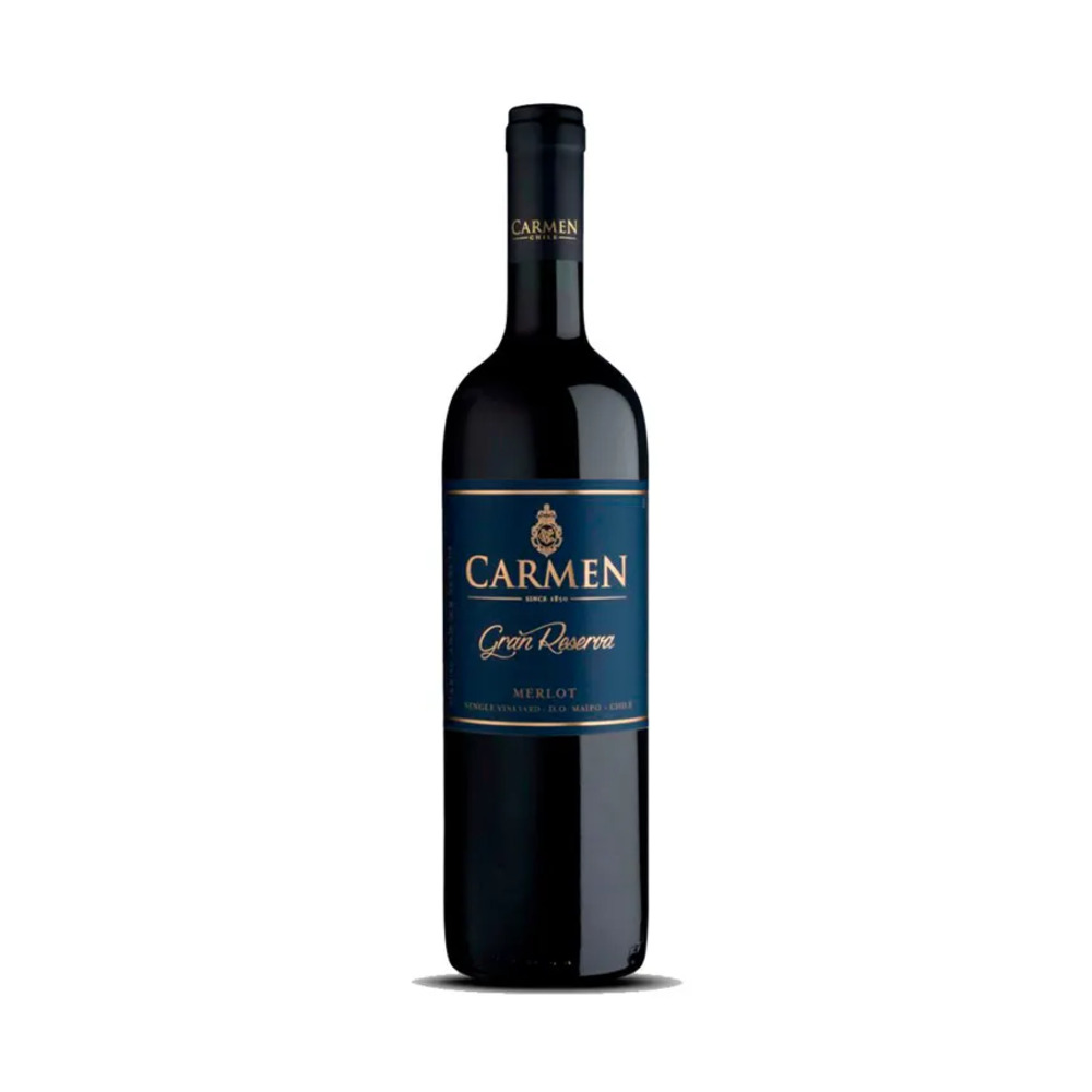 VINO TINTO CARMEN GRAN RVA MERLOT 750 ML