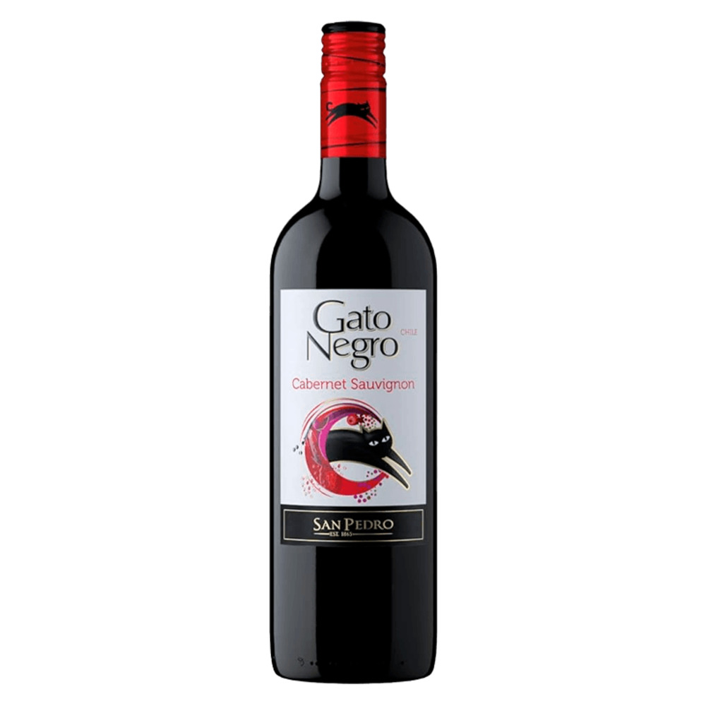 VINO TINTO GATO NEGRO CAB SAUV 750 ML