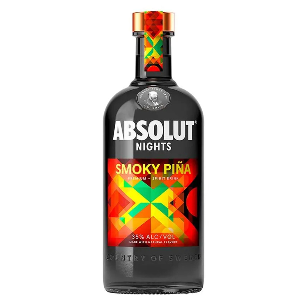 VODKA ABSOLUT PINA NIGHTS SMOKY  750 ML