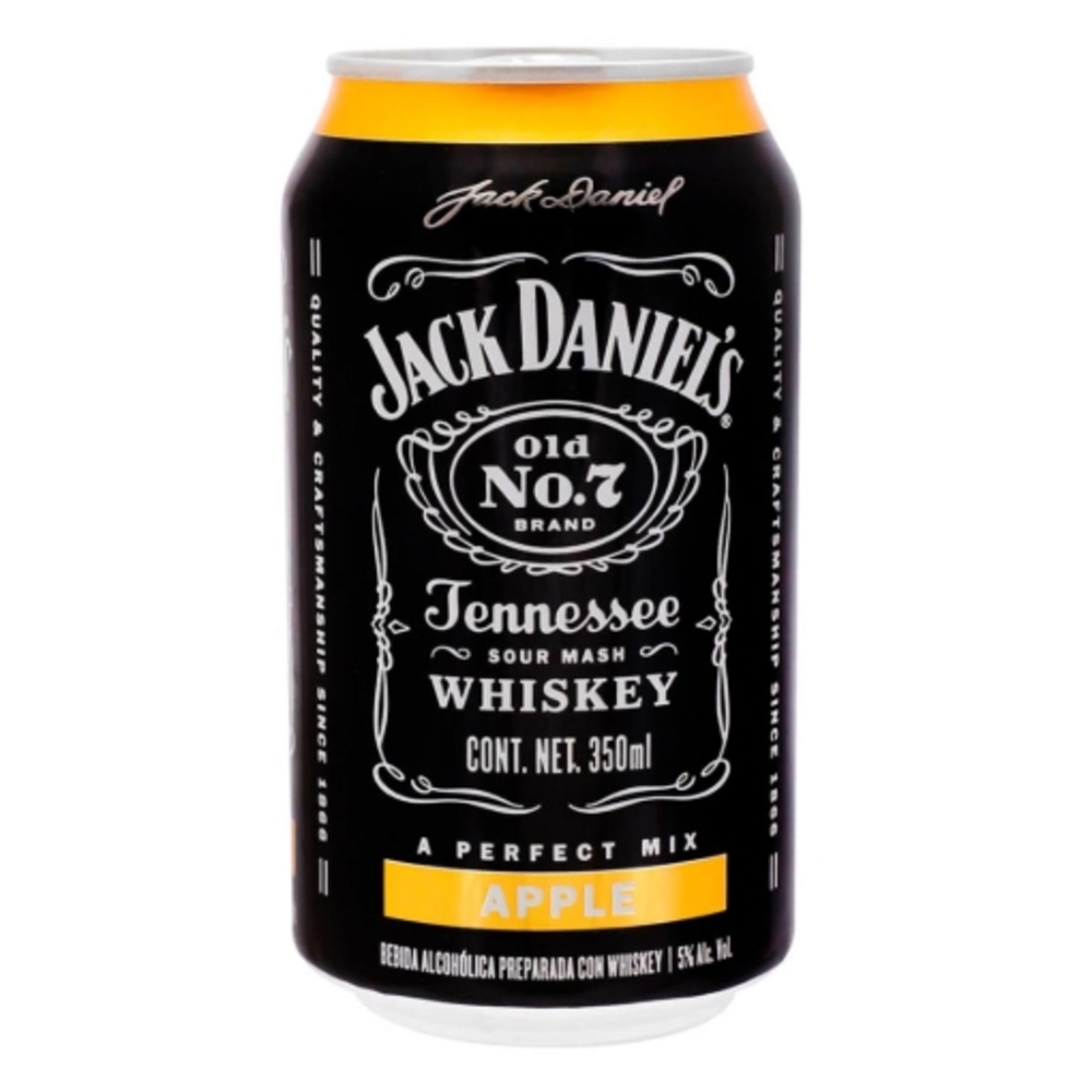 JACK DANIEL'S LATA MANZANA 355 ML