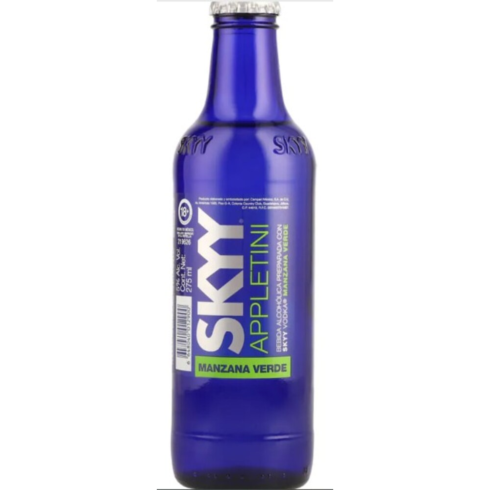 SKYY BLUE APPLETINI 275 ML