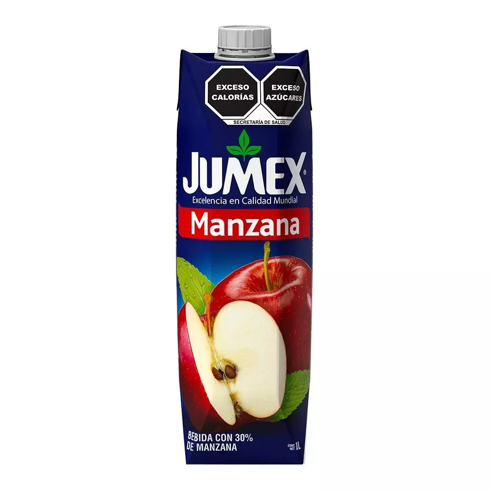 JUMEX TETRAPACK MANZANA 1 LT