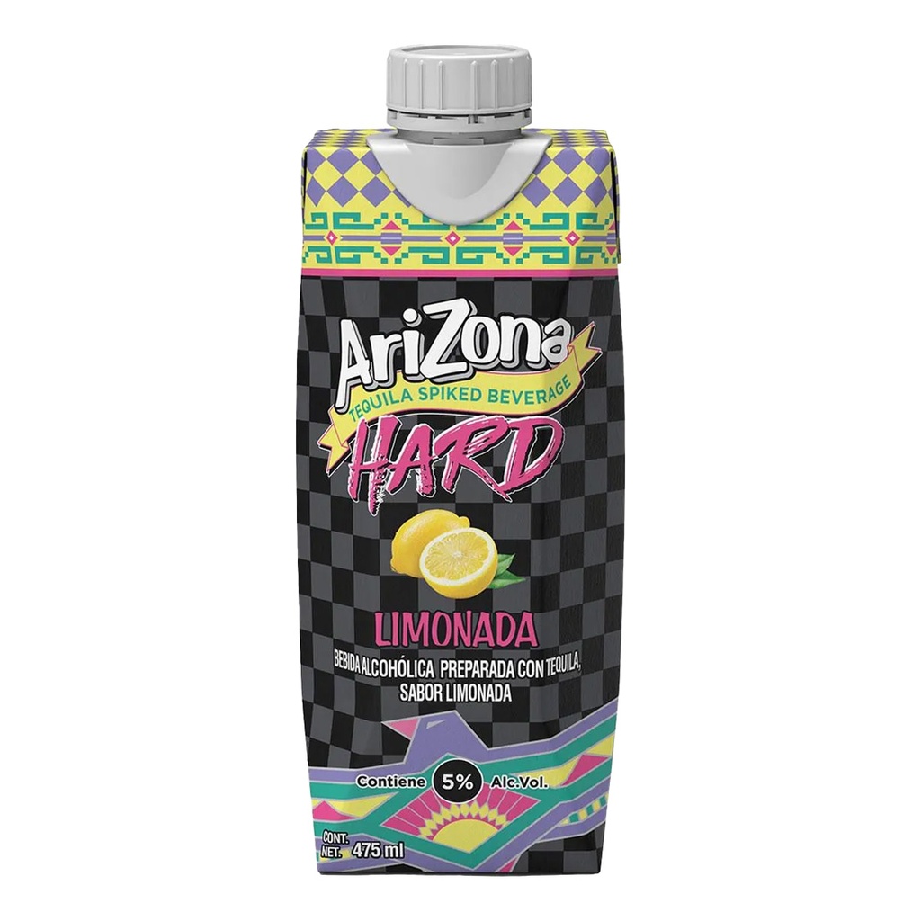 ARIZONA HARD TETRA TEQ. LIMONADA 475 ML