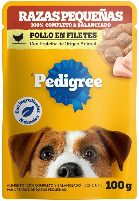 PEDIGREE POUCH POLLO RAZA PEQUENA 100 GR